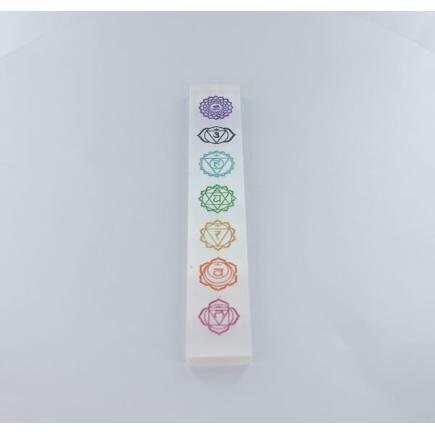 Chakra design, selenite charging plate