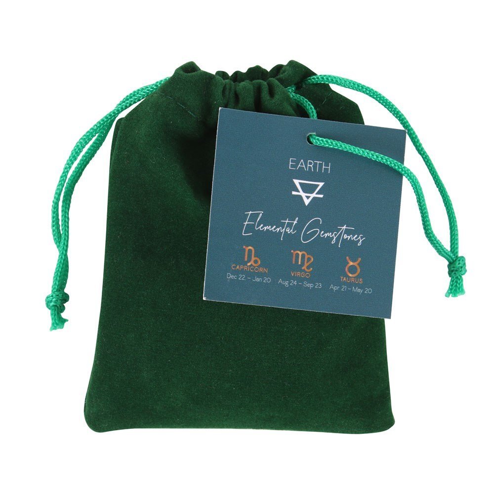 Crystal birth stone set, Taurus, Virgo and Capricorn