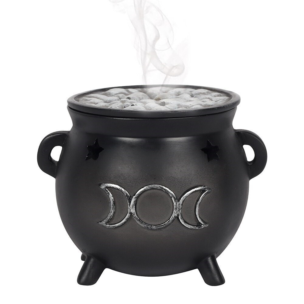 Oil burner, triple moon design