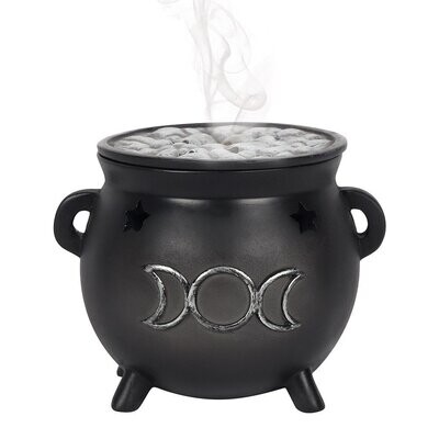 Oil burner, triple moon design
