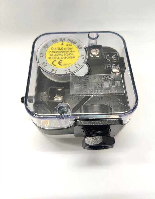 SGPS 03-V PRESOSTATO AIRE/GAS SPN 0,4 ÷ 3mbar