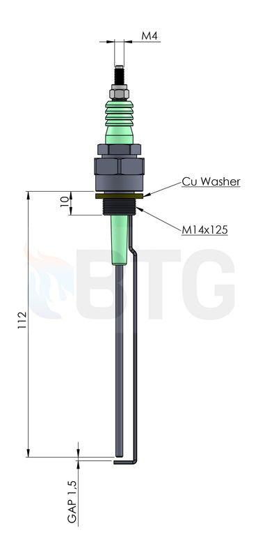 BERU ZK-14-12-100-LA1 COMPATIBLE