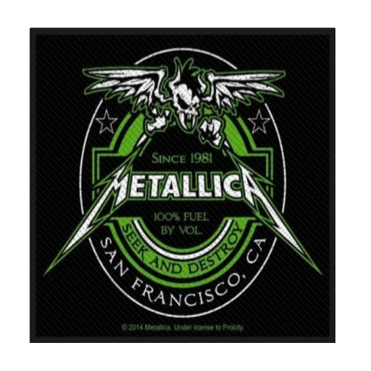 Metallica Beer Label - Patch