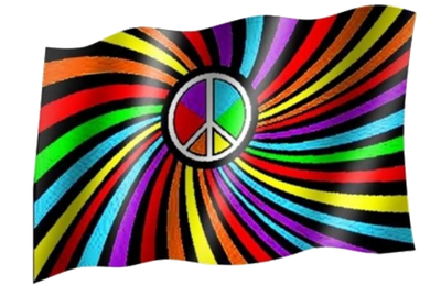 RAINBOW / Peace - Flag 001