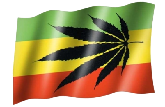 Rasta Flag &amp; Hanf- Flag