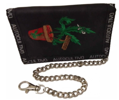 Portemonnaie Schwarz Autocultivo Hanf