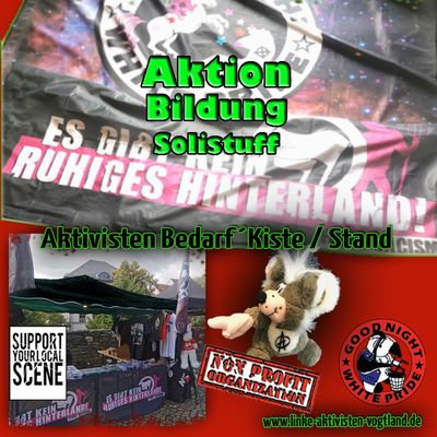 Aktivistenbedarf Kiste
