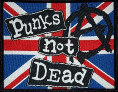 Punks Not Dead | Anarchy Union Jack  - patch