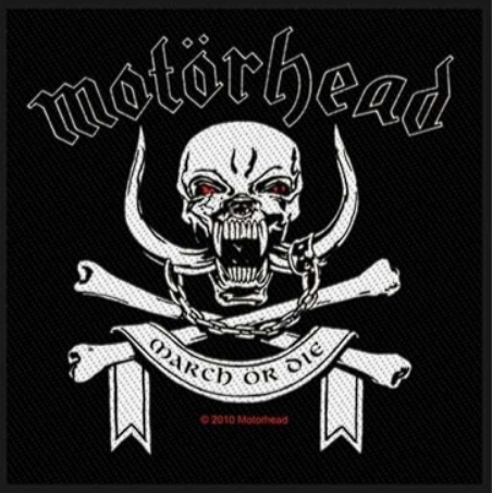 Motörhead March Or Die - patch