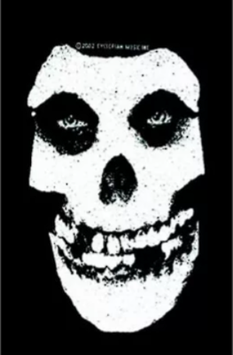Misfits White Skull - patch