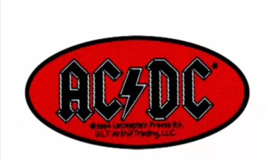 AC/DC Oval Logo - patch