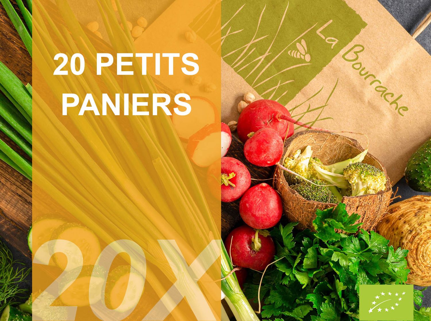 20 Petits paniers bio