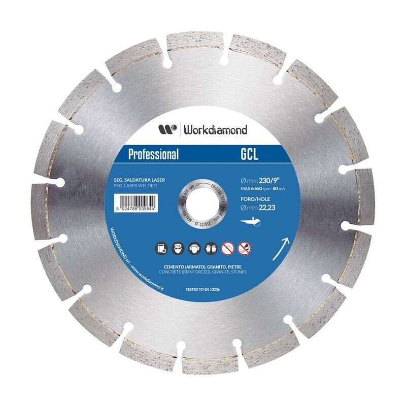 Disco Diam. 230 a settori