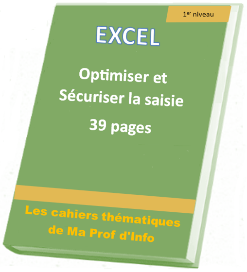 EXCEL - Optimiser et sécuriser la saisie