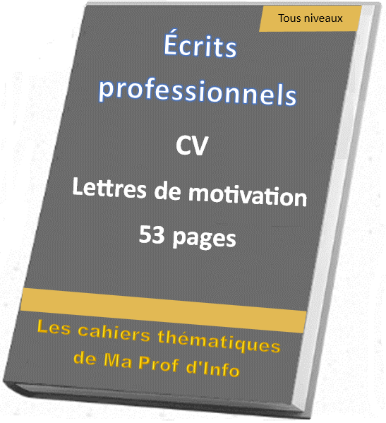 CV et lettres de motivation