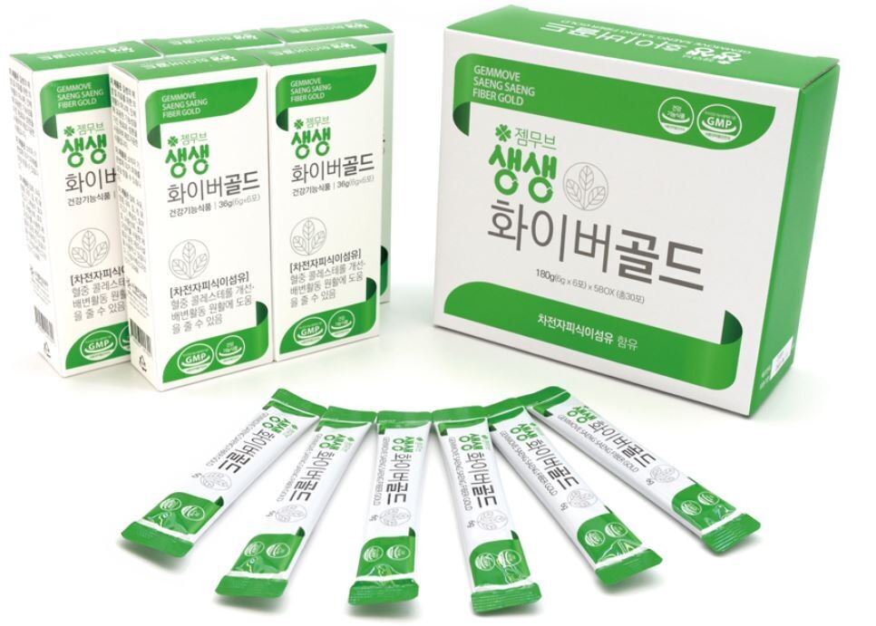 Gemmove Fiber Gold - 6g, 30 packets