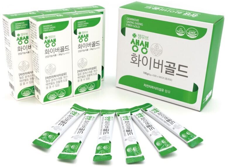 Gemmove Fiber Gold - 6g, 30 packets
