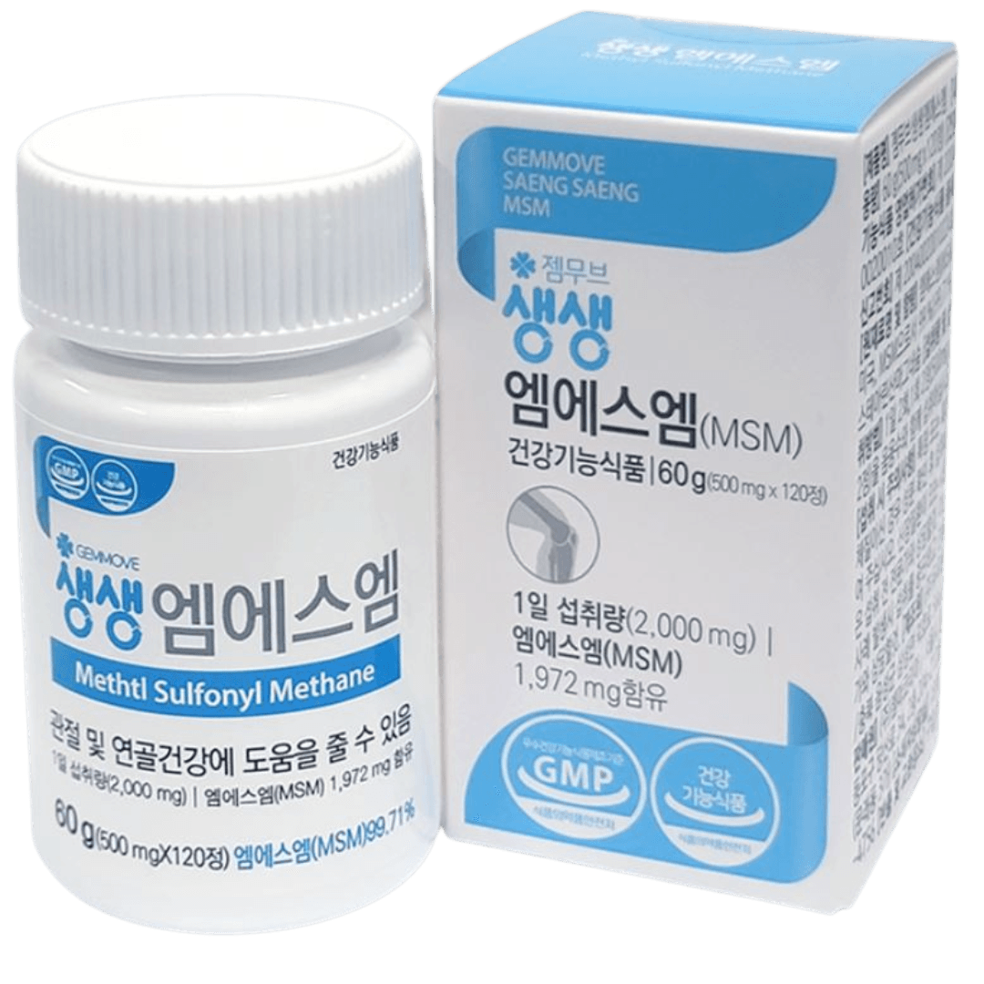 Gemmove MSM - 500ml, 120 tablets