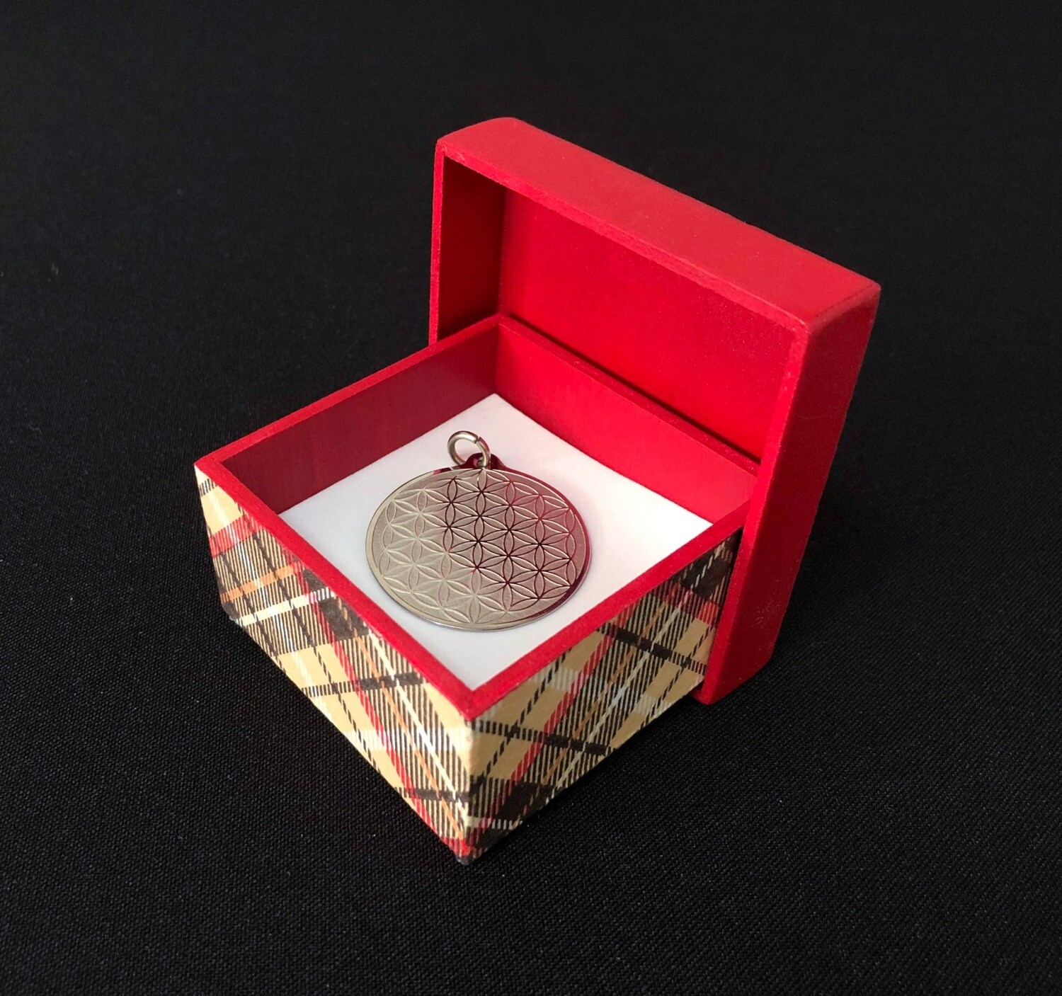 Caja joyero con Dije, Llavero o Moneda