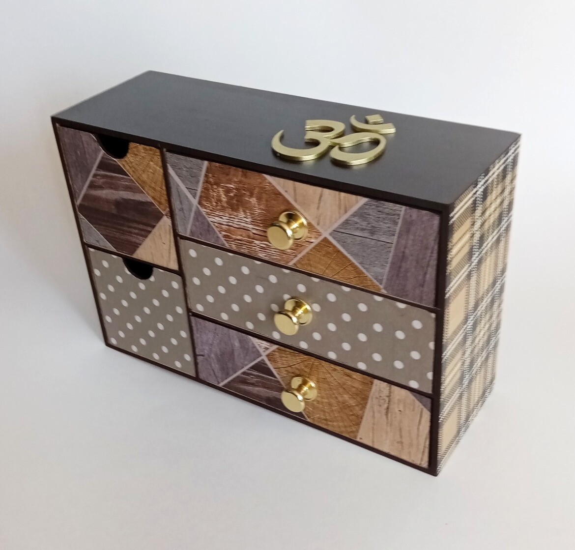 Cajonera mixta café