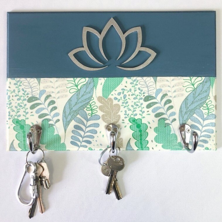 Porta llaves plúmbago