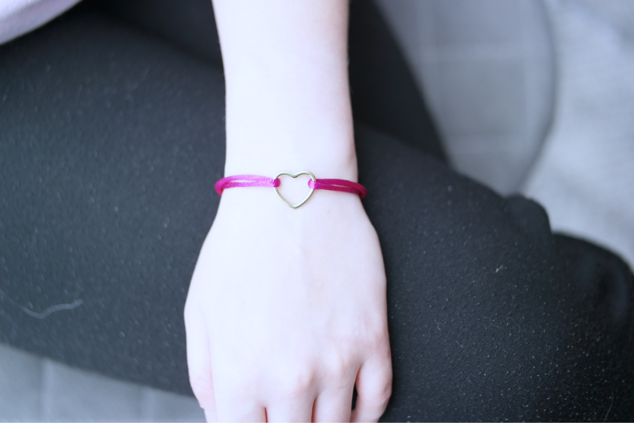 LIVA Pink single heart