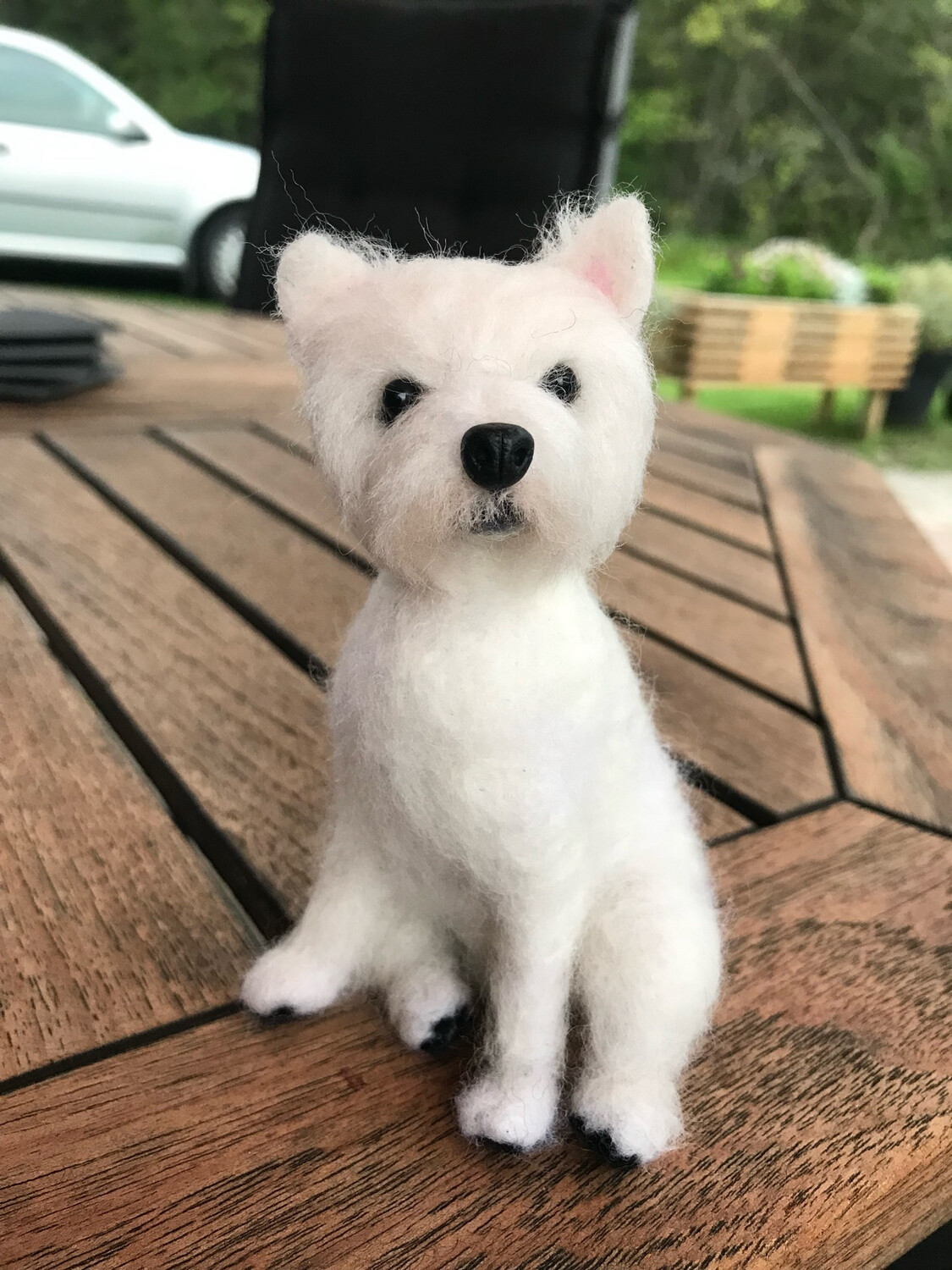 Nålefiltet Miniatyrhund