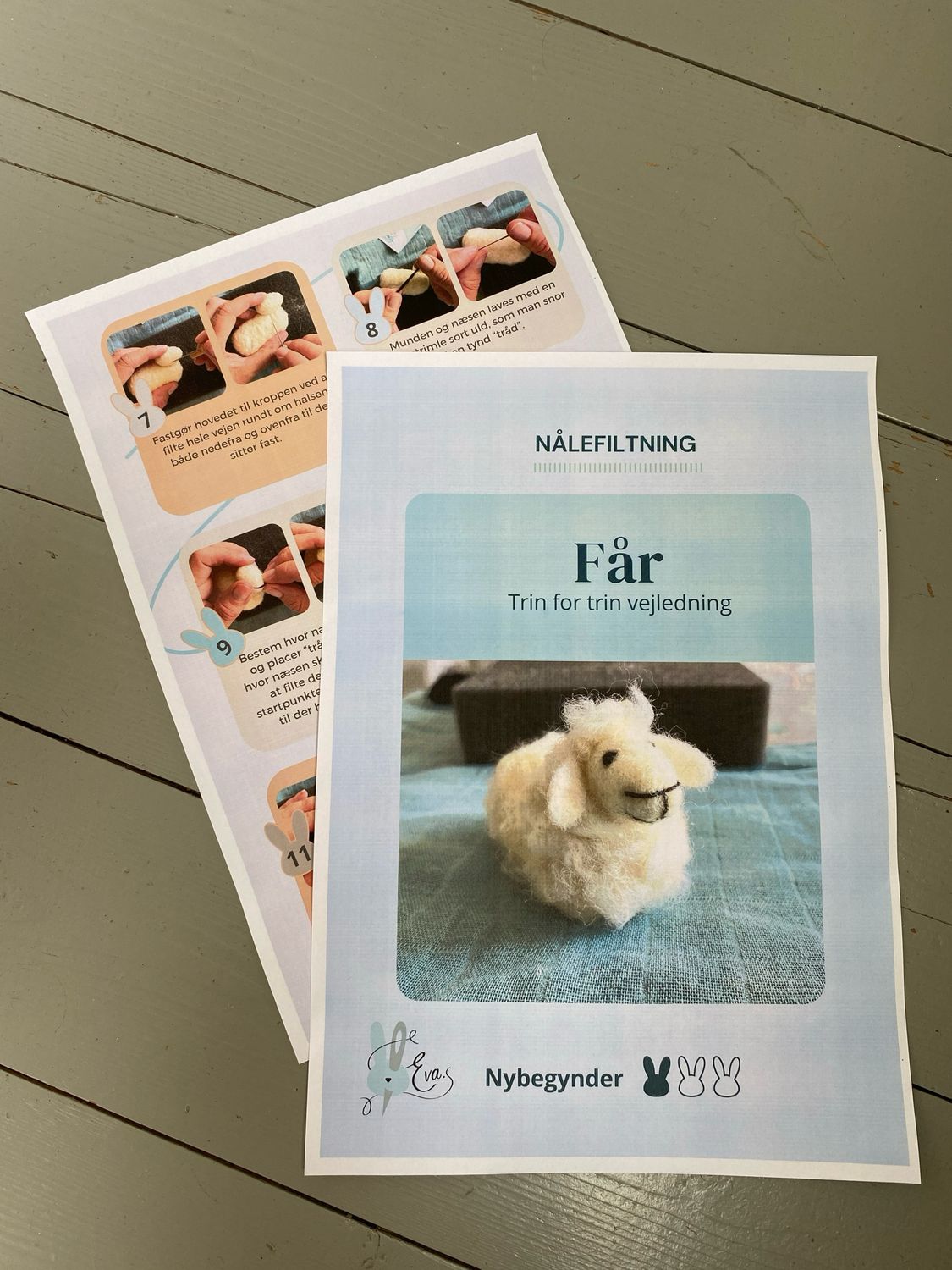 Trin For Trin Vejledning PDF - Nålefiltet Får