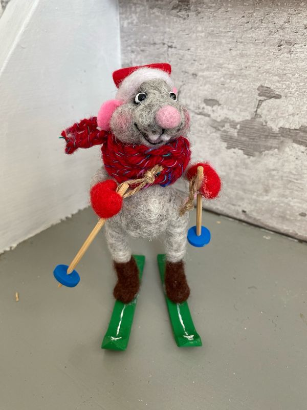 Mus På Ski