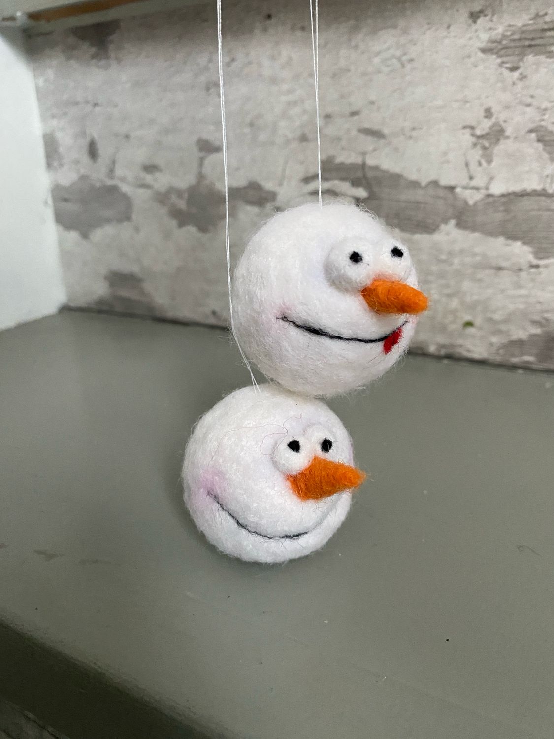 Julekugle Filtet Snemand