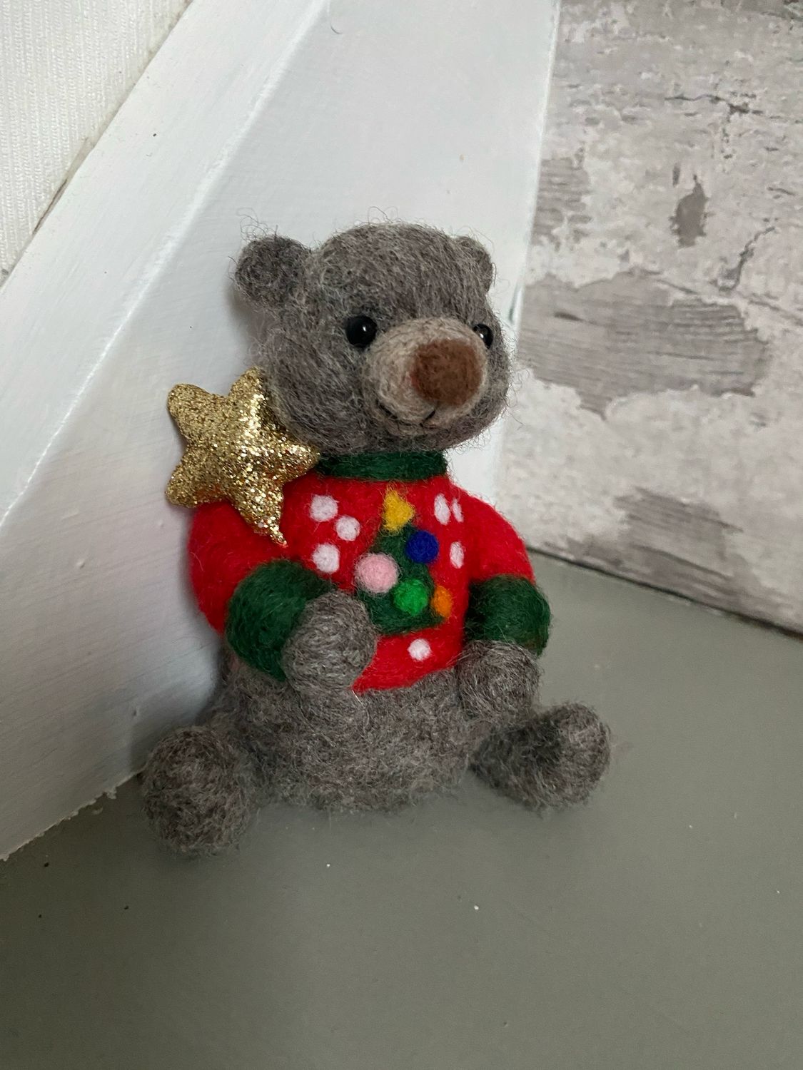 Bamse Med Juletrøje