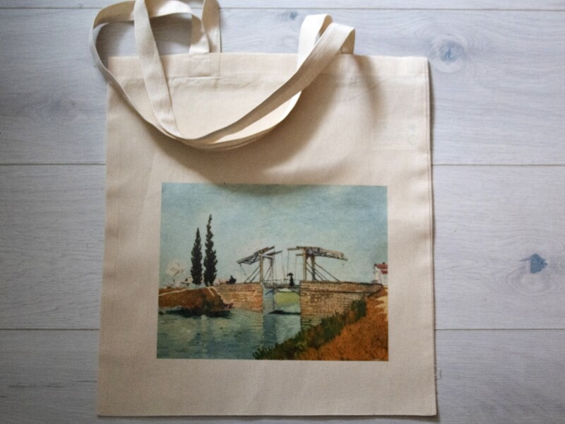 VanGogh Bro i Arles shoppingkass-VanGogh Arlesin silta ostoskassi