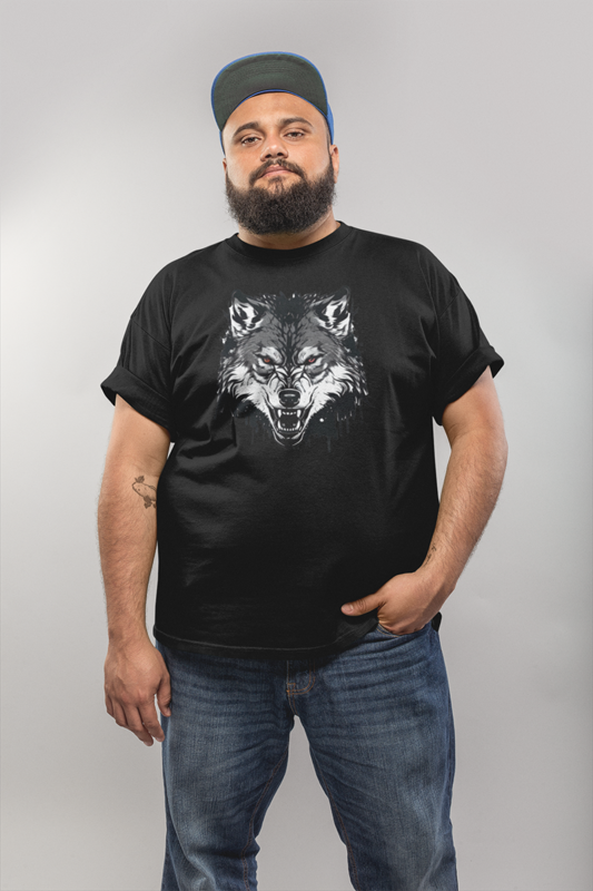 Varg 3 t-skjorta 6-8XL svart