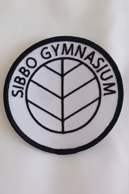 Sibbo Gymnasium Symärke med stryk på värmelim diam. 8cm