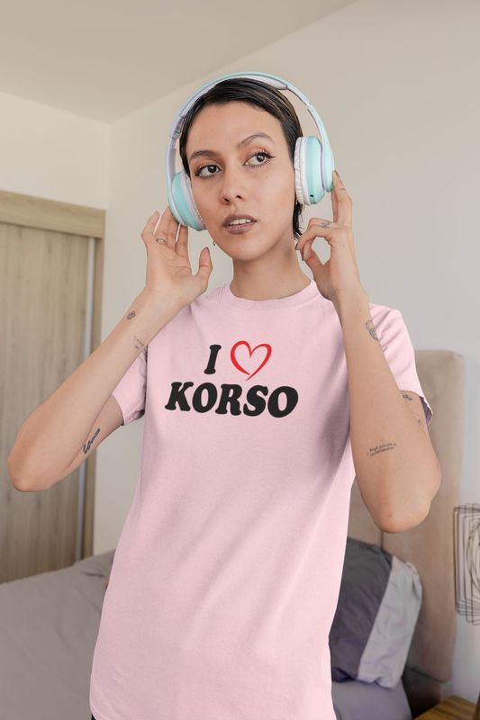 I Love Korso Hjärta T Shirt