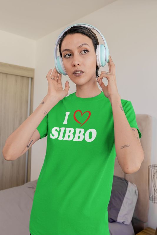 I Love Sibbo. Hjärta T Shirt