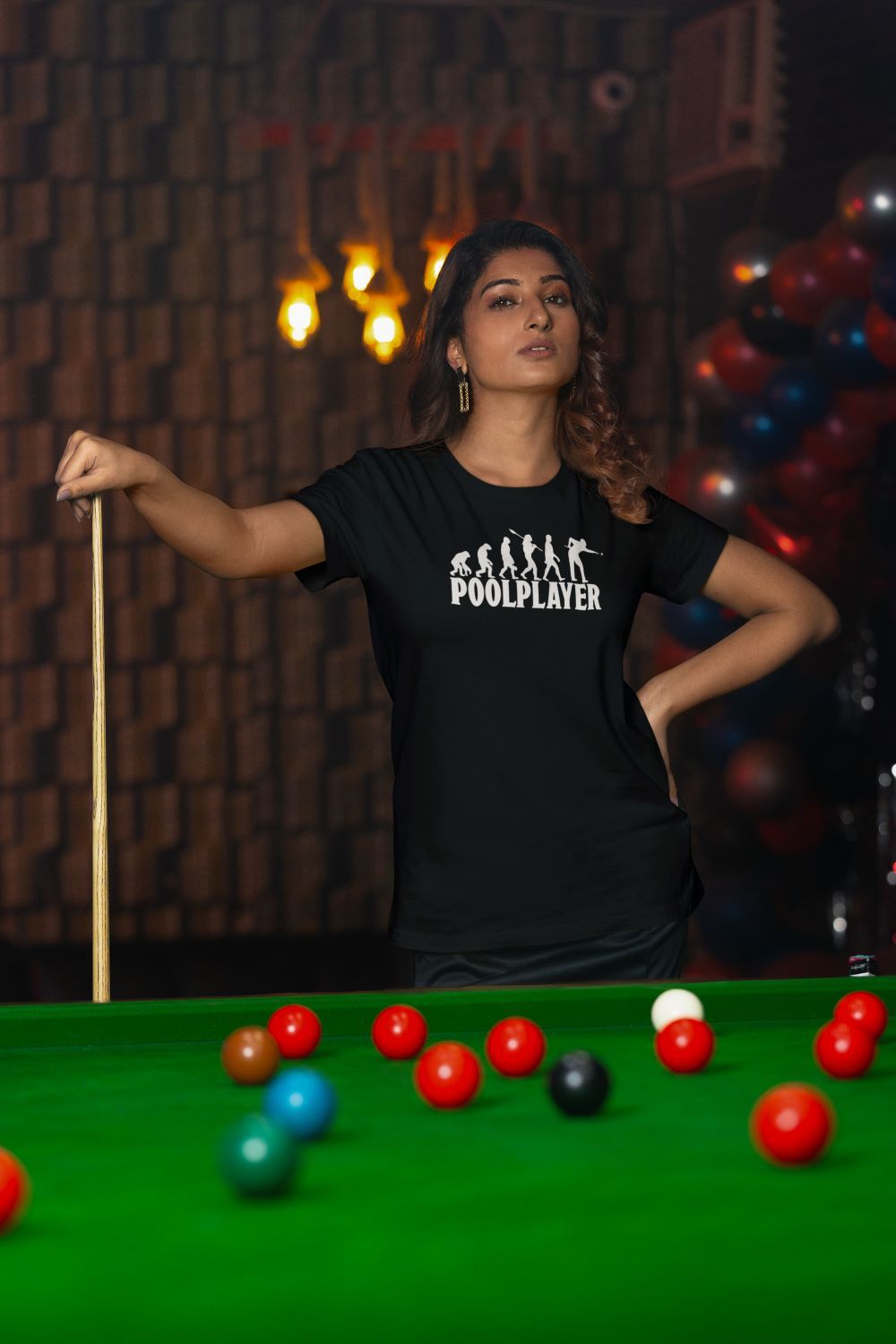 Poolplayer, evulutionens topp. T-skjorta