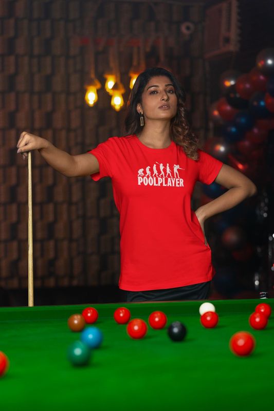 Poolplayer, evulutionens topp. T-skjorta