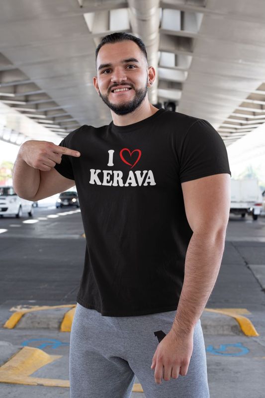 I Love Kerava. Hjärta T Shirt