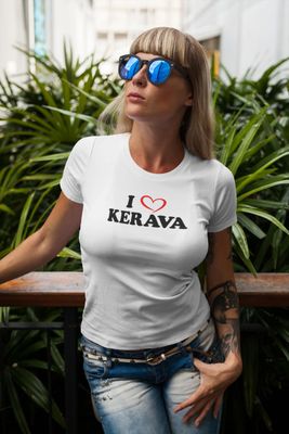 I Love Kerava. Hjärta T Shirt