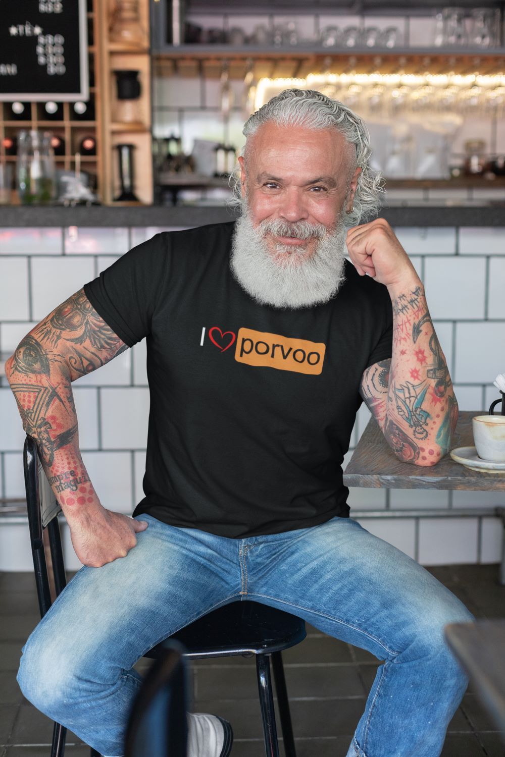 I LOVE PORvOO t shirt