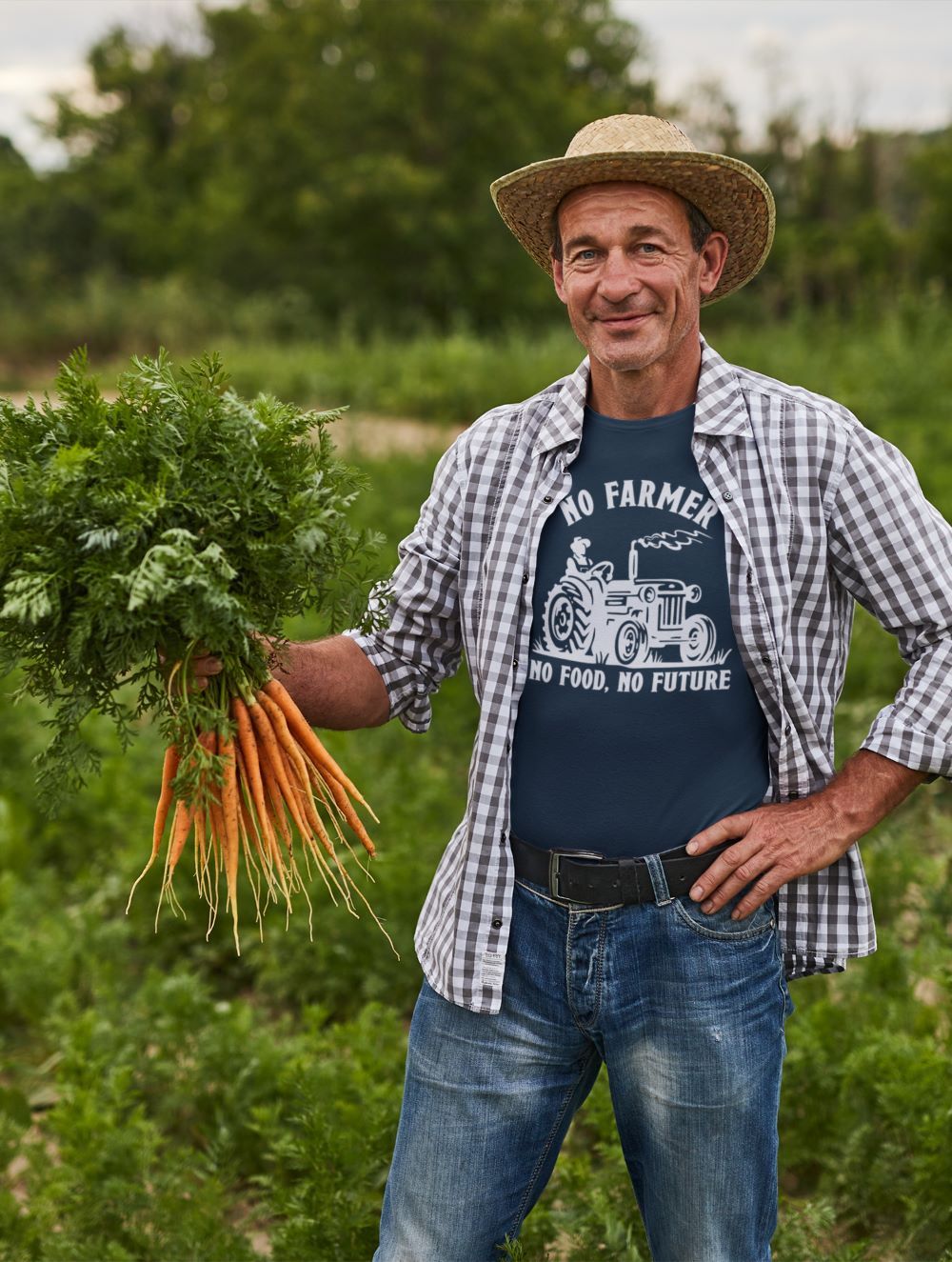 Vintage, No Farmer no Food Tshirt