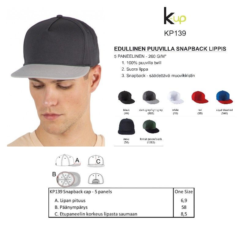 KORSO snapback keps