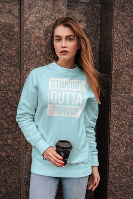 Crewneck Sweatshirt – Straight Outta Porvoo