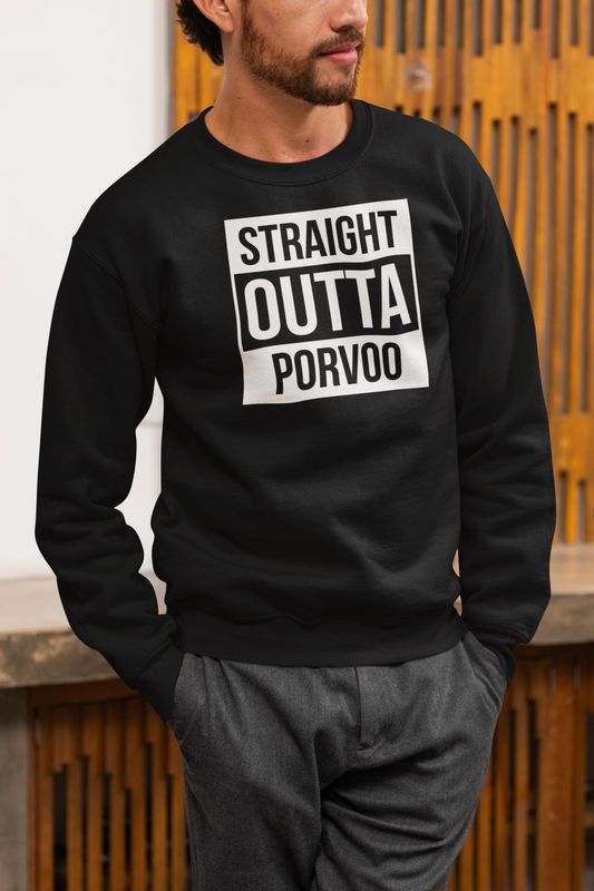 Crewneck Sweatshirt – Straight Outta Porvoo