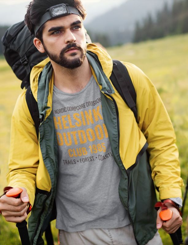 sisuproof t-shirt helsinki outdoor sportsgrey