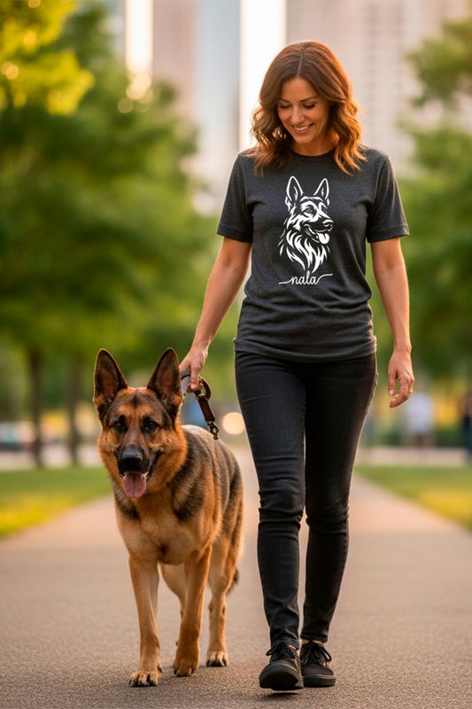 Saksanpaimenkoira T-paita – unisex