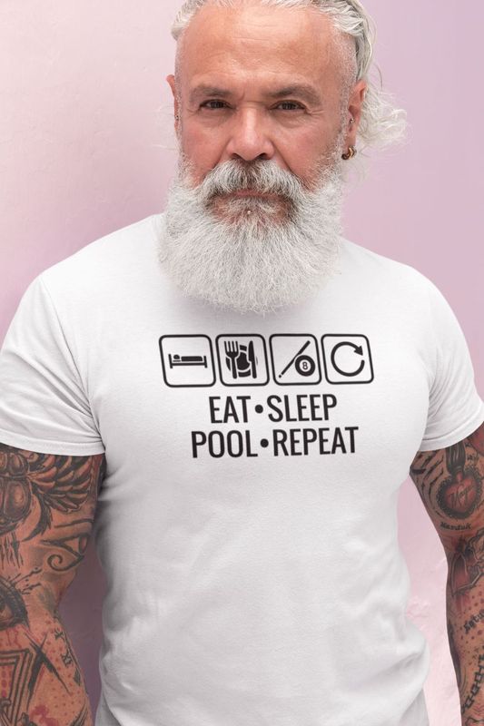 Eat Sleep Pool Repeat T-Shirt – Unisex