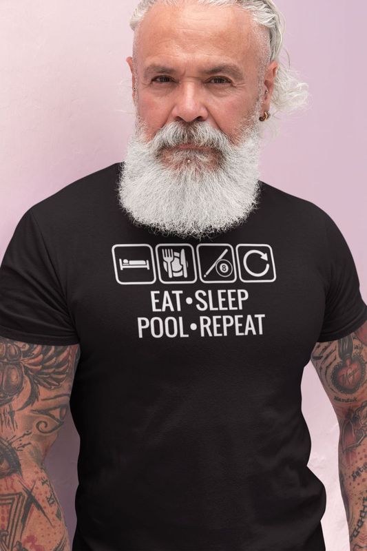 Eat Sleep Pool Repeat T-Shirt – Unisex