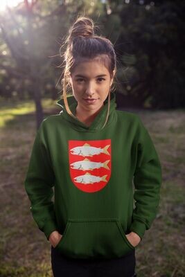 Porvoo Rural Municipality Crest Hoodie – Classic coat of arms